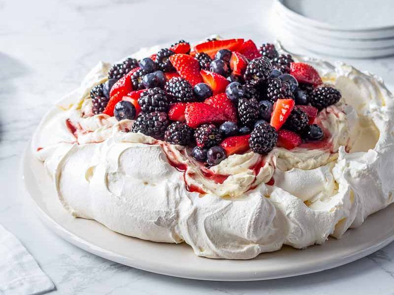 Pavlova with Berries