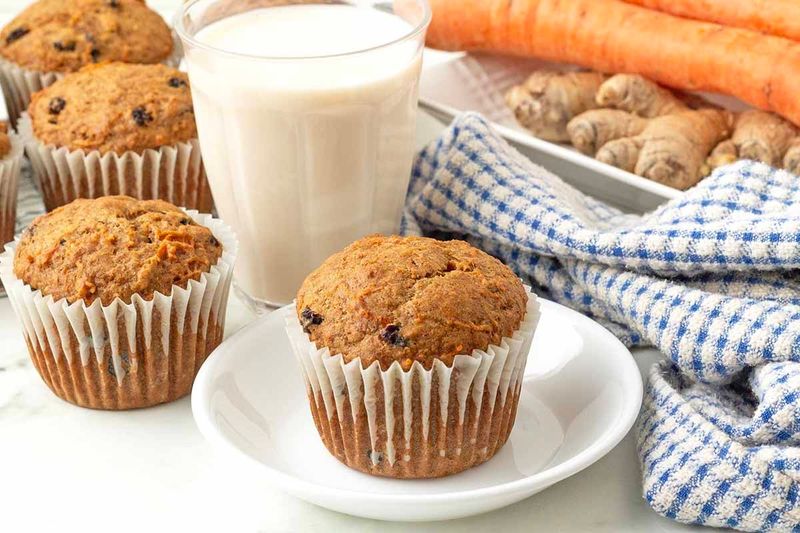 Carrot and Ginger Muffins