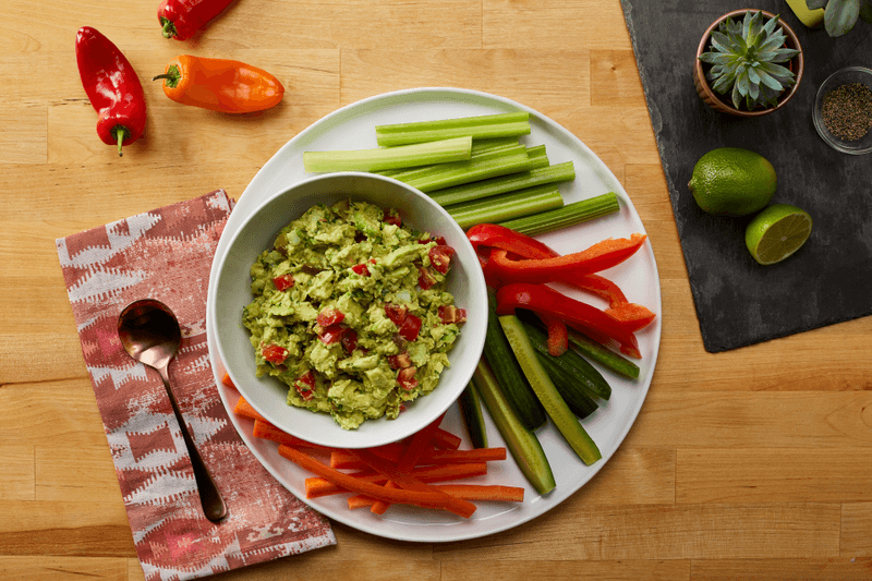 Veggie Sticks with Guacamole