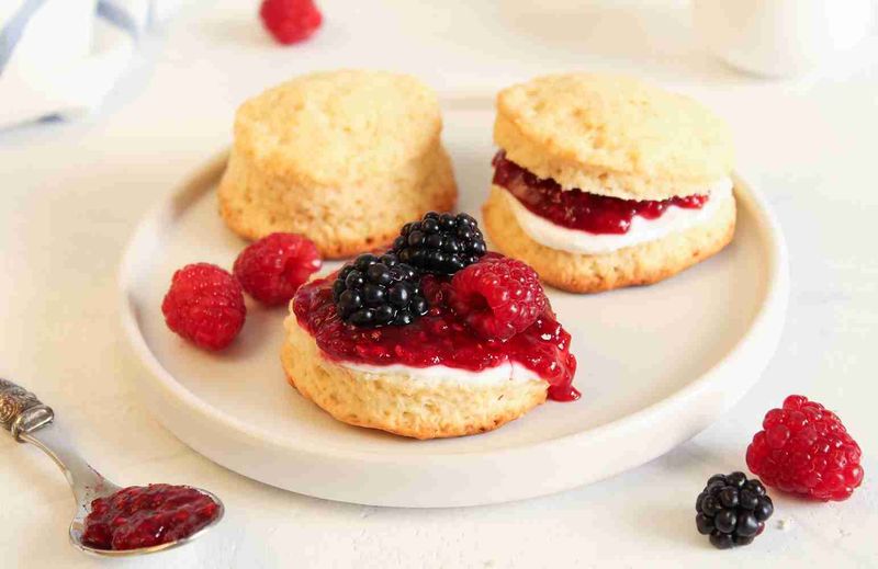 Scones with Clotted Cream and Jam