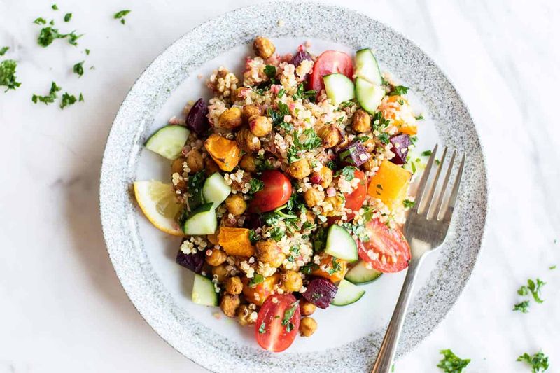 Herbed Quinoa Salad with Chickpeas