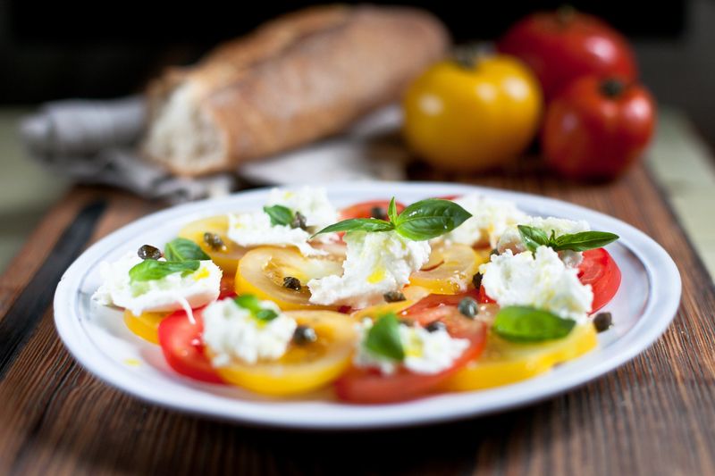 Caper Surprise Caprese
