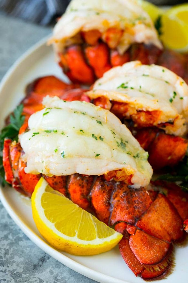 Lobster Tail with Garlic Butter