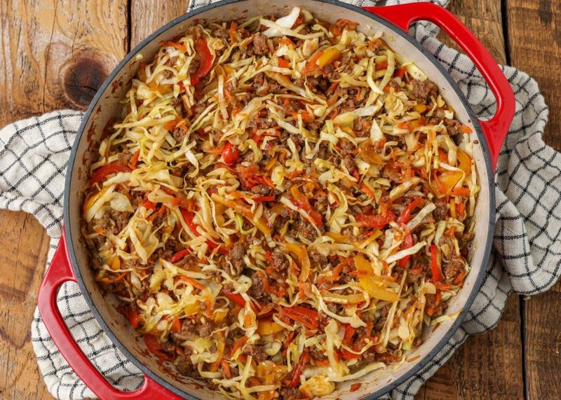 Beef and Cabbage Skillet