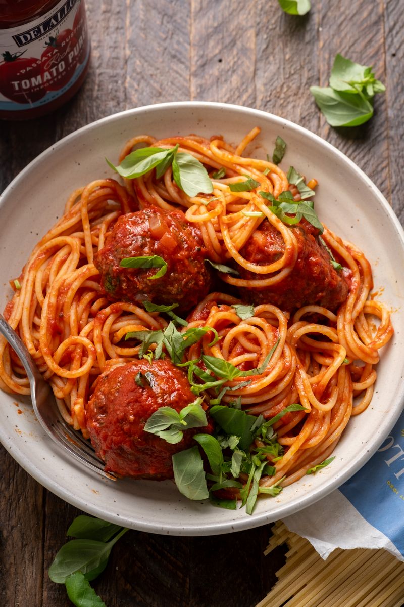 Beef Meatballs in Tomato Sauce