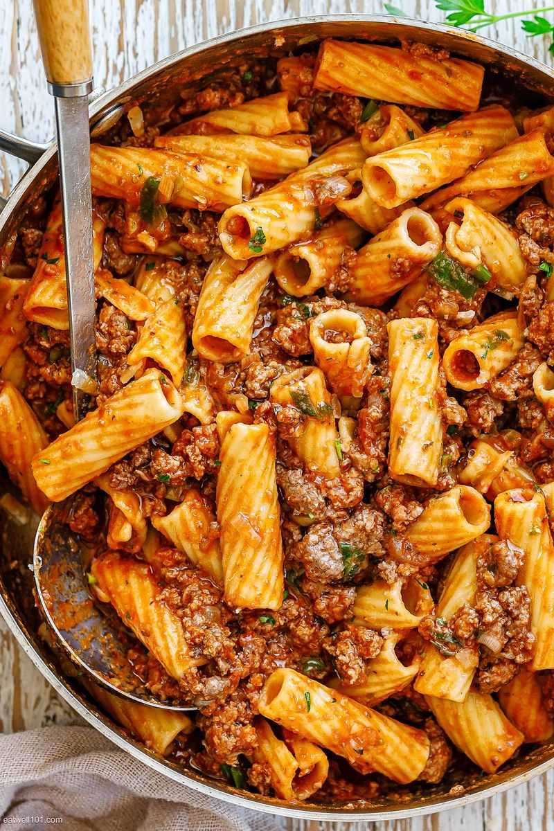 Beef and Tomato Pasta