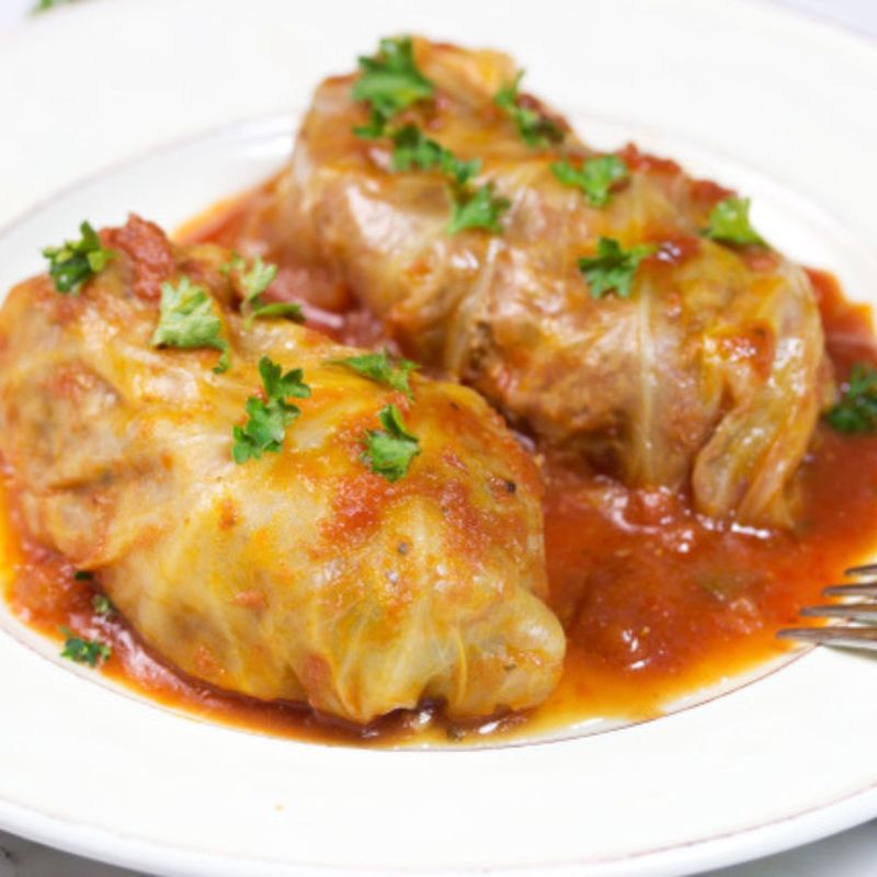 Cabbage Beef Rolls