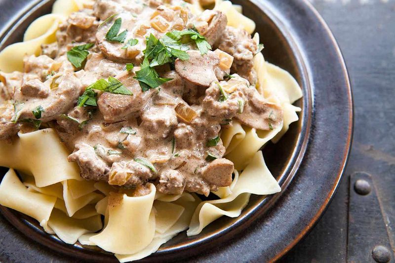 Beef Stroganoff