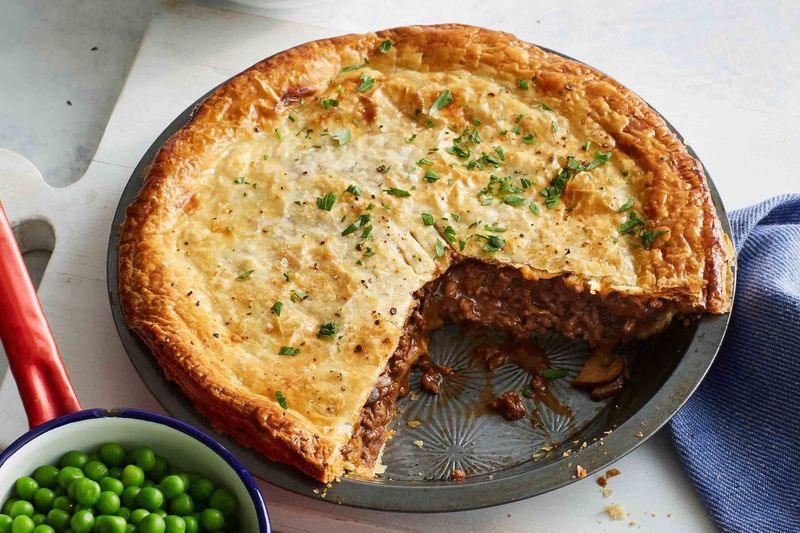 Savory Beef and Mushroom Pie