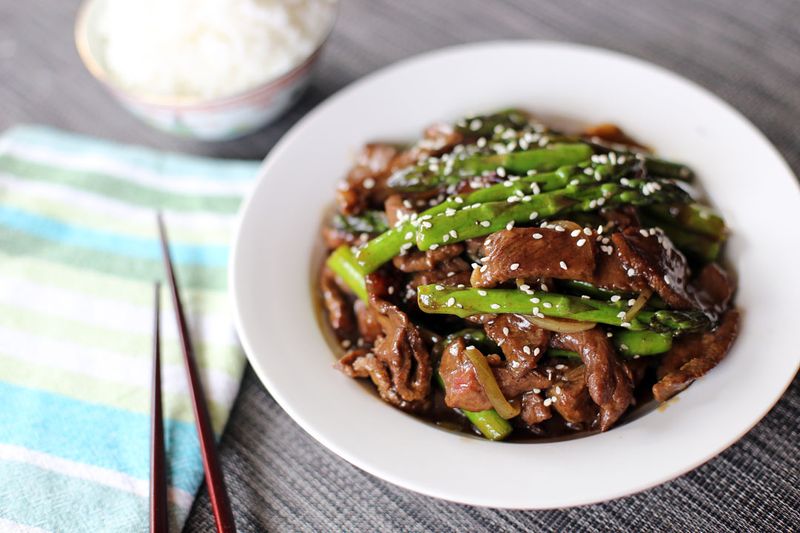Beef and Asparagus Stir Fry