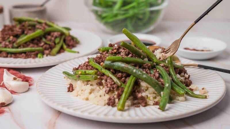 Garlic Beef and Green Beans