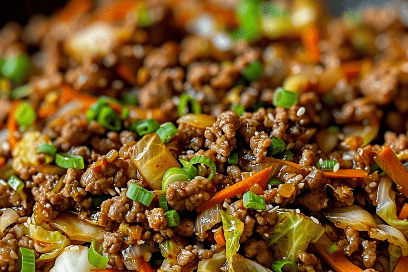 Cabbage and Beef Stir Fry