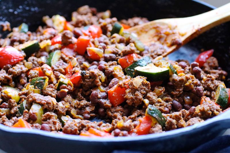 Beef and Zucchini Skillet
