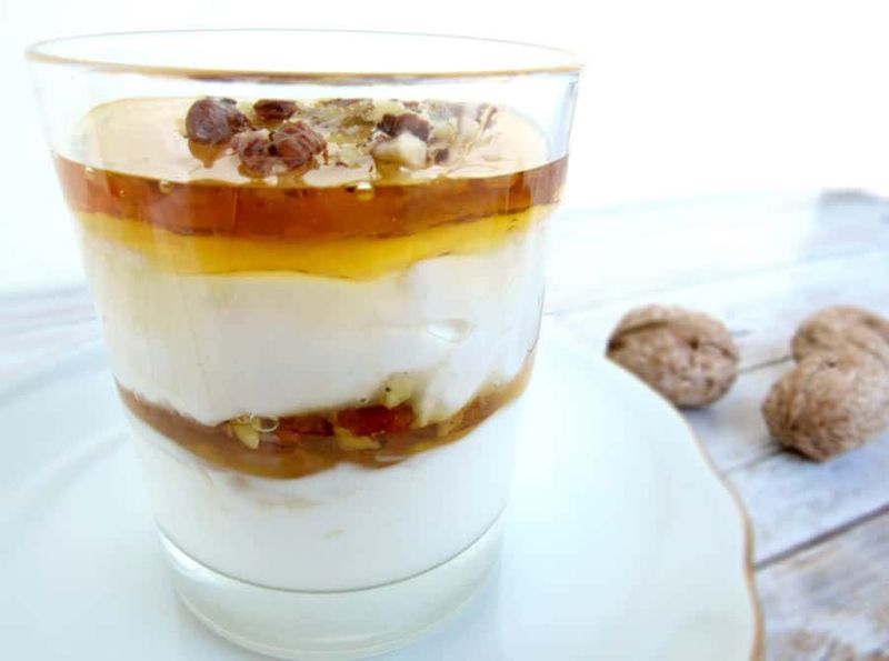 Greek Yogurt with Honey and Almonds