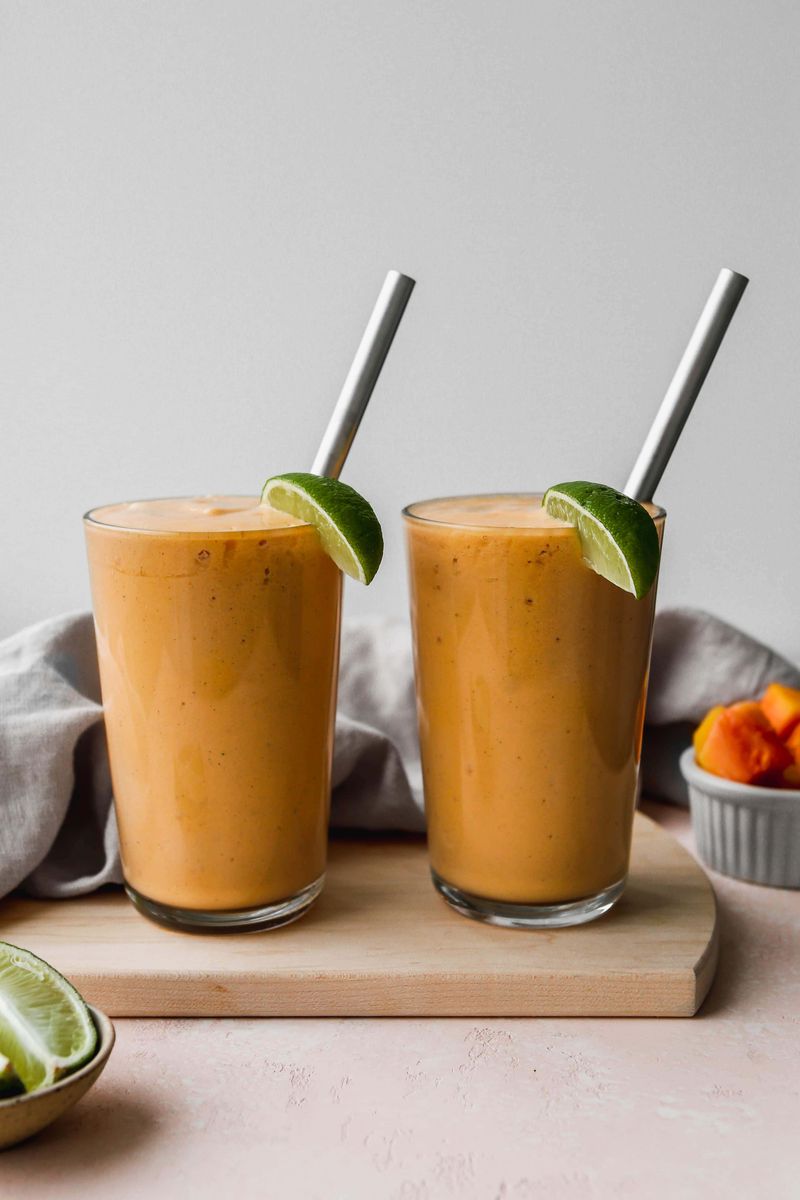 Papaya Lime Smoothie