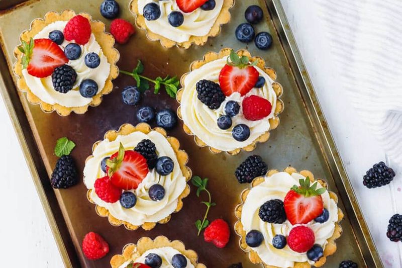 Almond Berry Tartlets