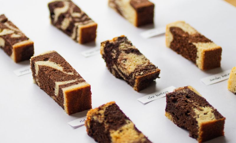 Classic Marble Sheet Cake