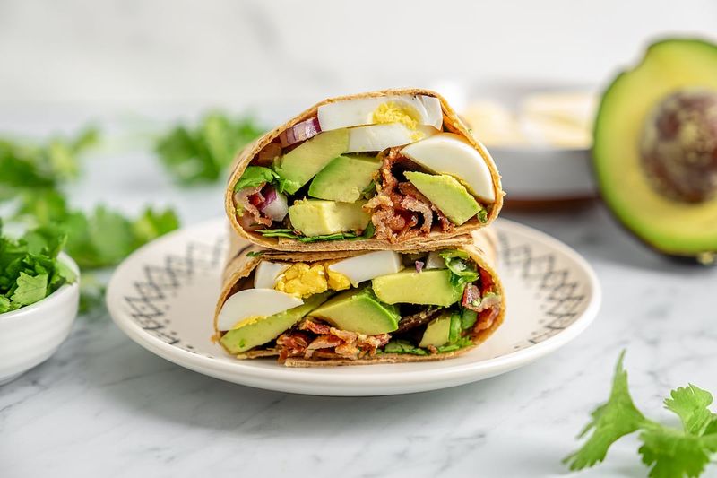 Egg and Avocado Wrap