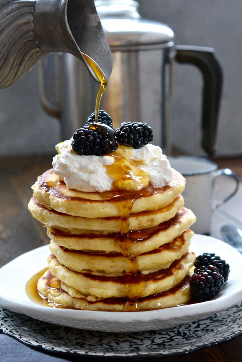 Pancakes with Maple Syrup