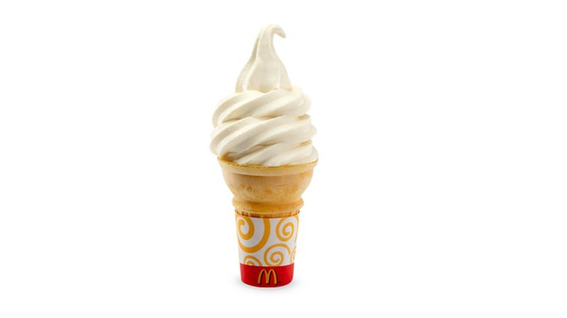 Vanilla Cone for a Light Treat