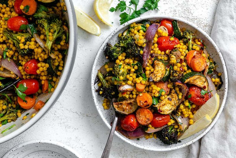 Roasted Veggie Couscous Salad
