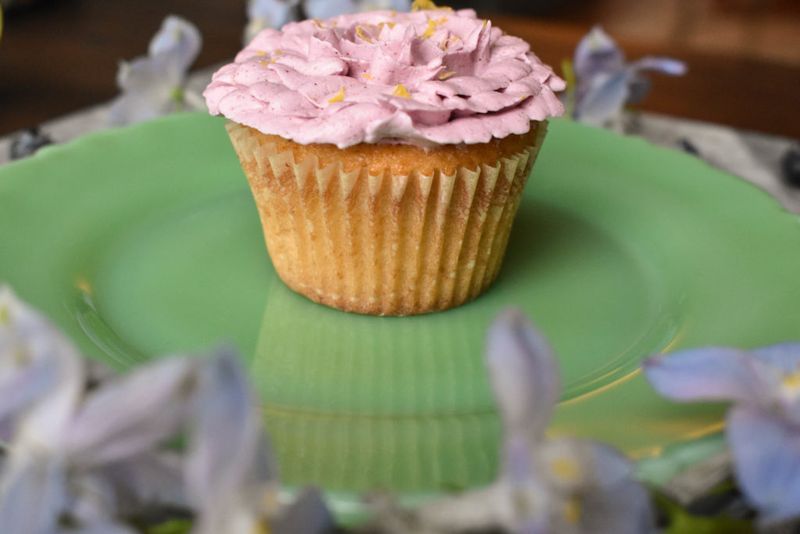Blueberry Lavender Cupcakes