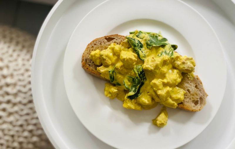 Overcooked Tofu Scramble