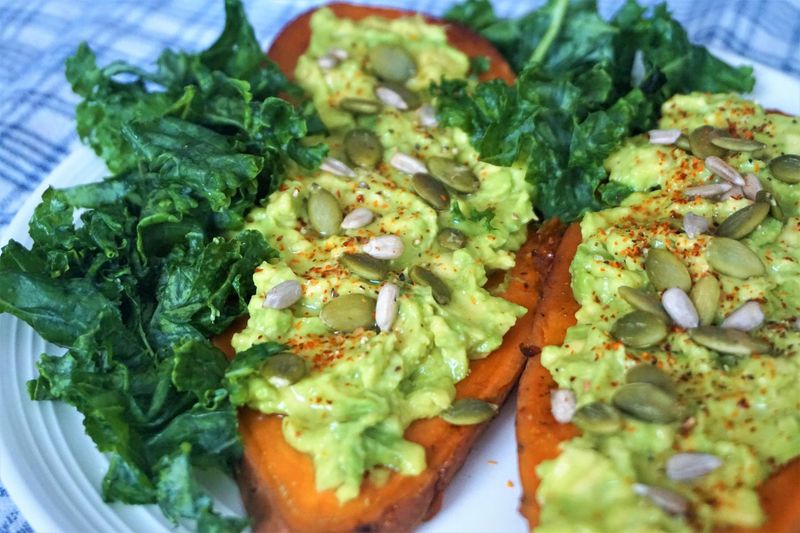 Sweet Potato & Avocado Mash