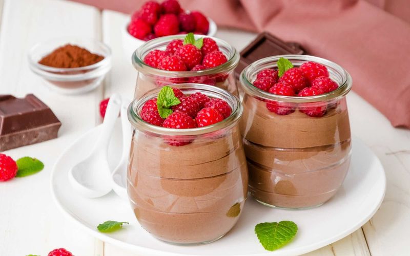 Raspberry Chocolate Mousse