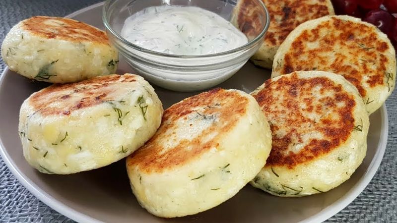 Savory Herb Cottage Cheese Pancakes