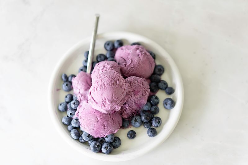 Blueberry Ice Cream
