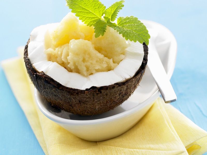 Coconut Pineapple Sorbet
