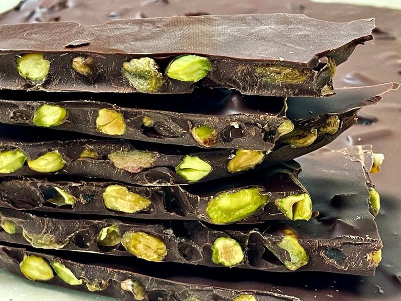 Chocolate Pistachio Bark