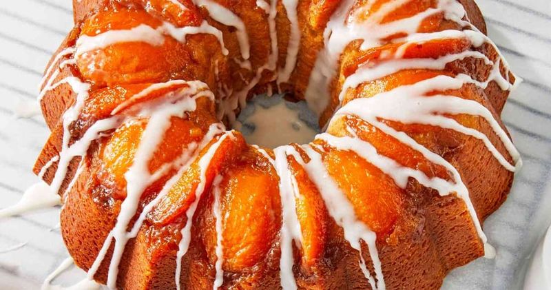 Peach Bourbon Bundt Cake
