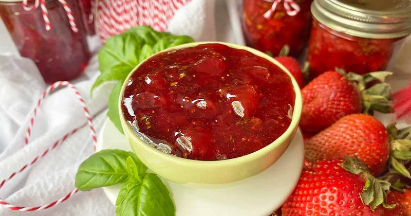 Strawberry Basil Jelly