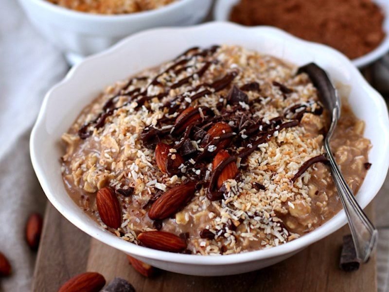 Almond Joy Overnight Oats