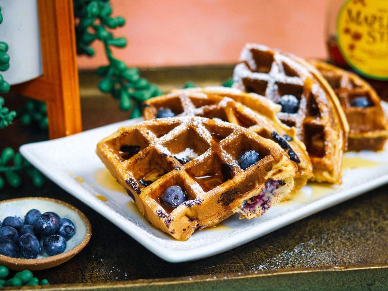 Blueberry Waffles