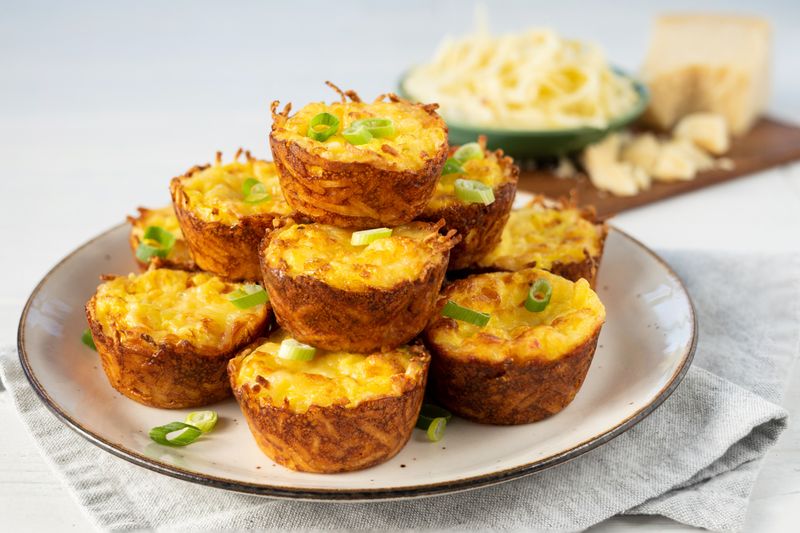 Cheesy Hash Brown Cups