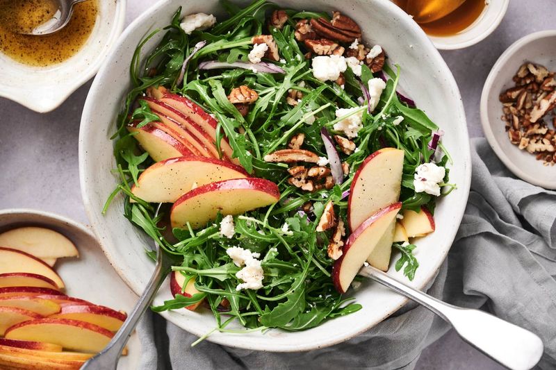 Apple Walnut Arugula Salad