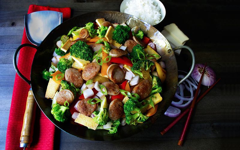 Bologna Stir-Fry