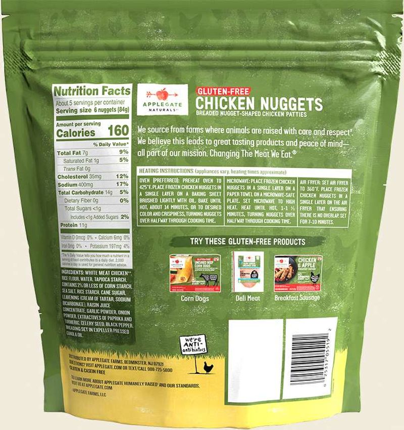 Brand D: Gluten-Free Nuggets