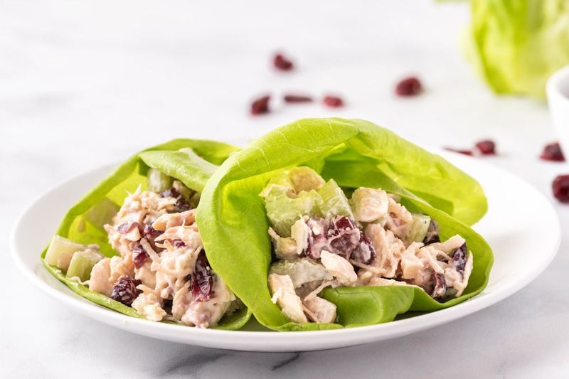 Chicken Salad Lettuce Wraps