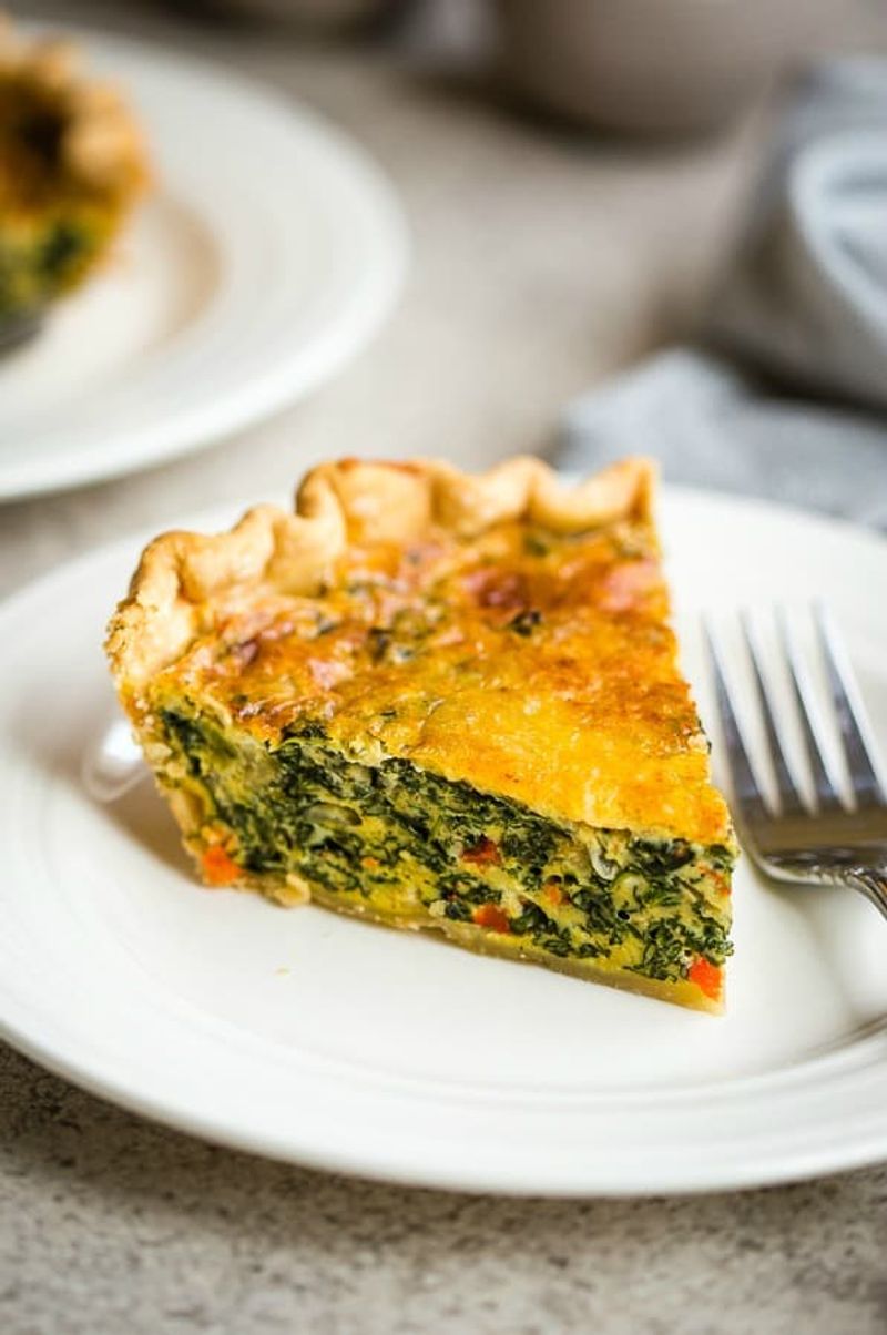 Egg and Spinach Quiche