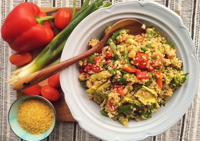 Bulgar and Chickpea Charm