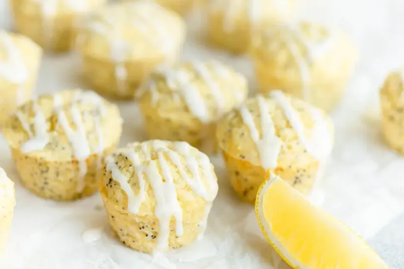 Lemon Drizzle Mini Muffins