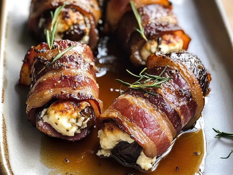 Bacon-Wrapped Dates