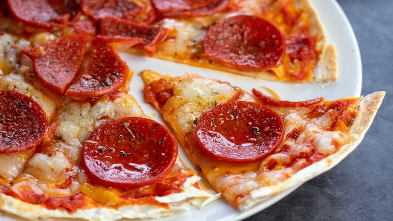 Tortilla Crust Pizza