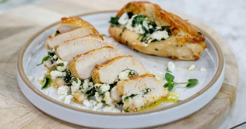 Spinach and Feta Stuffed Chicken