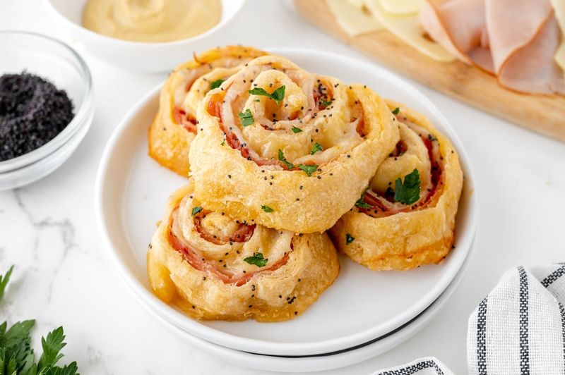Ham and Cheese Pinwheels