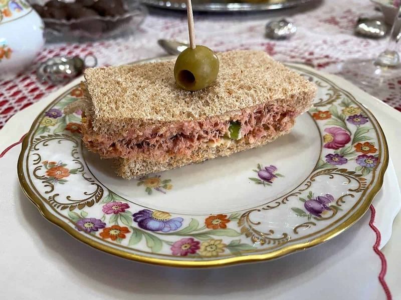 Deviled Ham Tea Sandwiches